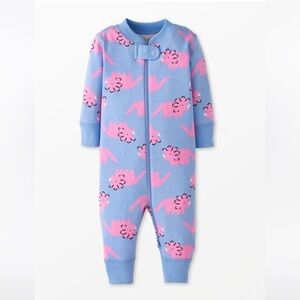 Hanna Andersson Ava The Dino 2-Way Zip Sleeper 12-18 Months